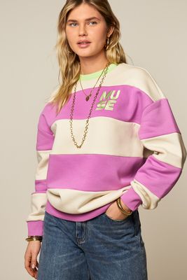 My Jewellery Striped Muse Sweater Paars