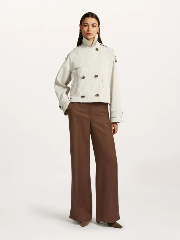 Beaumont Joanny short trench Grijs