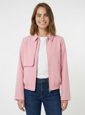 Covered Jacket Berry Roze