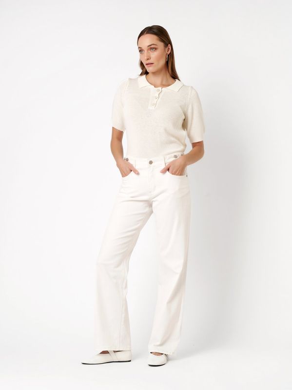 Toni Dress Liv New Wide Ecru