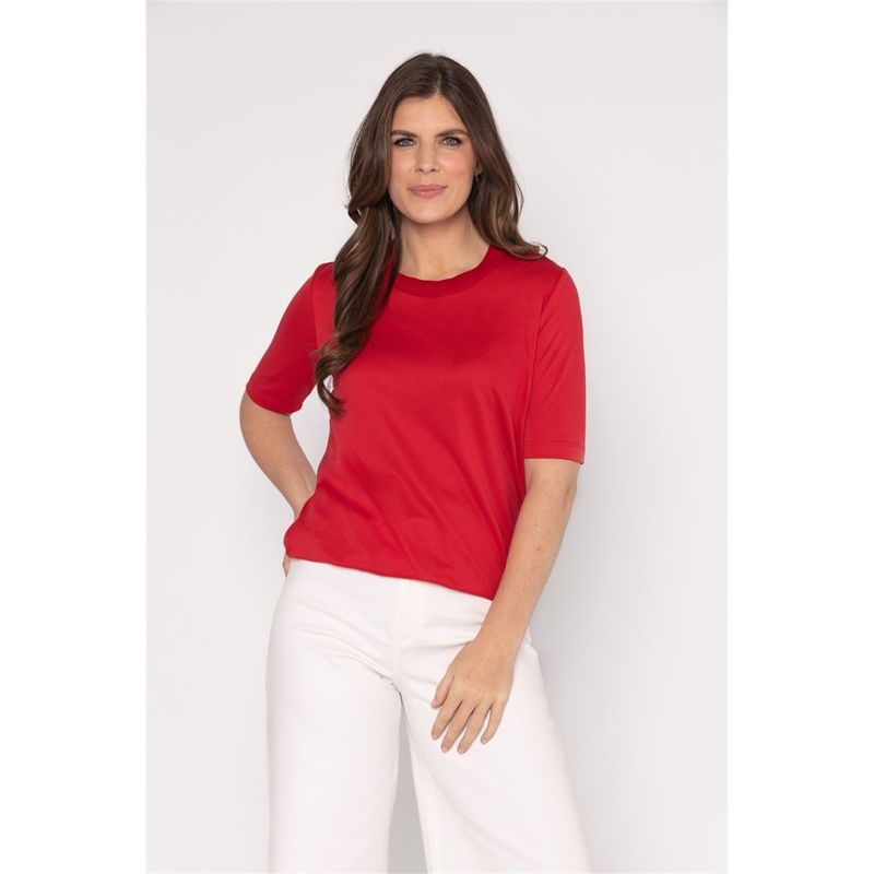 Roberto Sarto Blouson ronde hals Rood