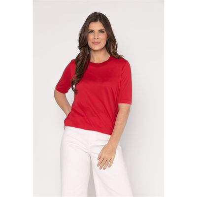 Roberto Sarto Blouson ronde hals Rood