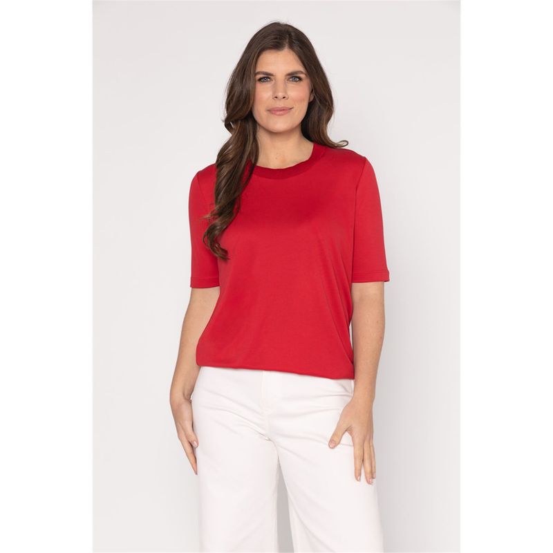 Roberto Sarto Blouson ronde hals Rood