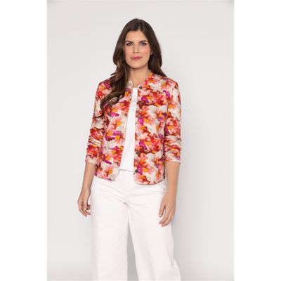 Roberto Sarto Jasje opstaande kraag Roze