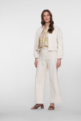 Geisha Jacket embroidery Ecru