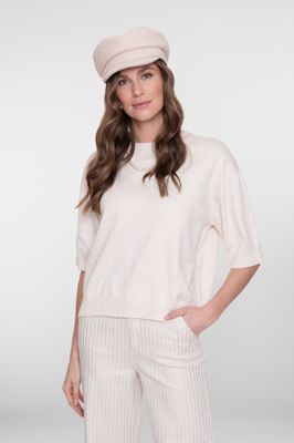 Geisha Pull basic wide shirt Bruin