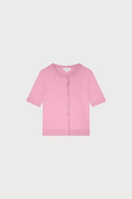 Fabienne Chapot Molly Short Sleeves Cardigan Roze
