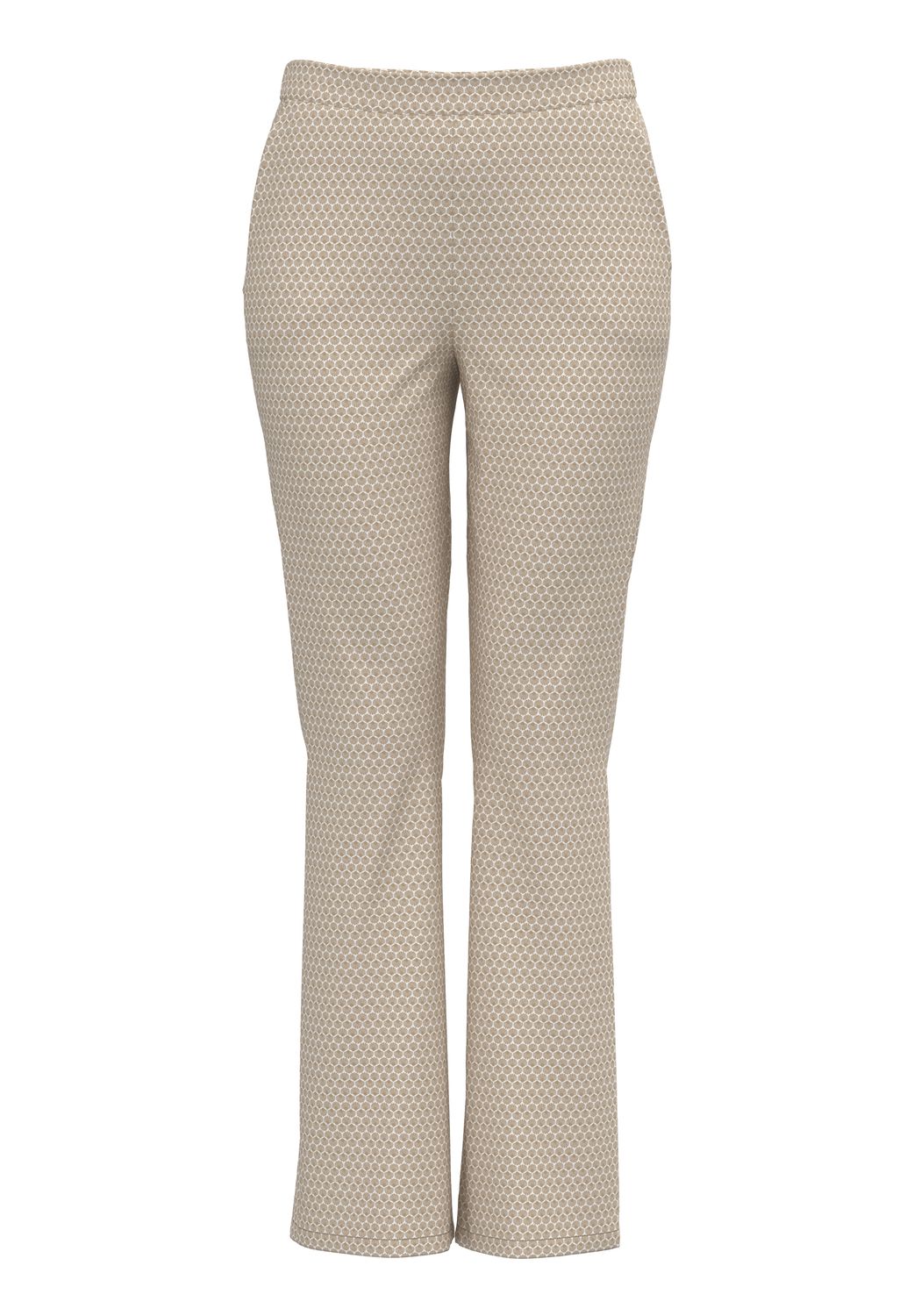 Frank Walder Flaired Jeans Beige