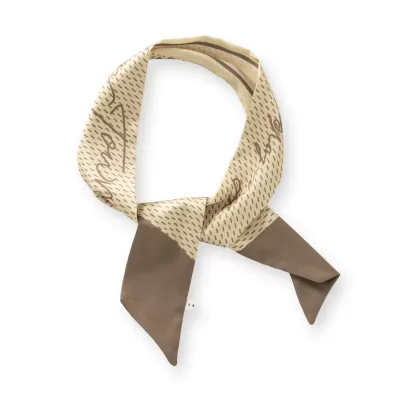 YAYA Smalle sjaal London Town Bruin