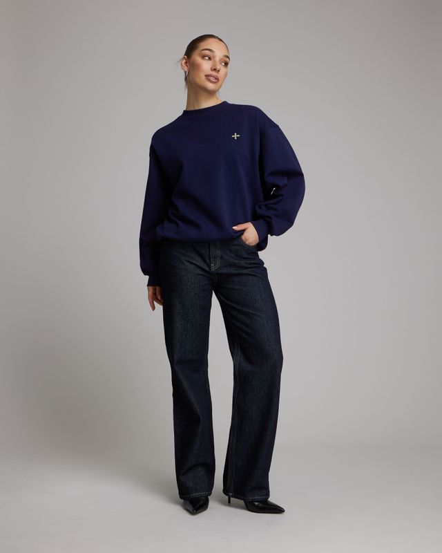 Pink Noir Berry Sweater Blauw