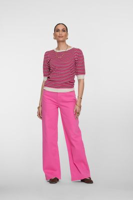 Geisha Pull stripe lurex Beige