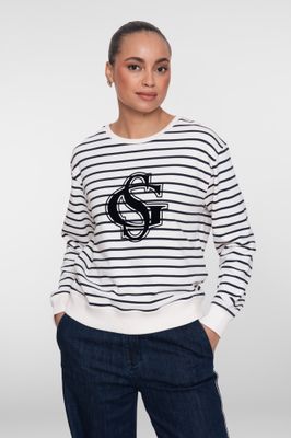 Geisha Sweat striped Blauw