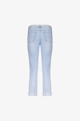 Geisha Jeans turn-up Blauw Helen