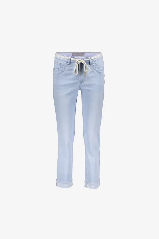Geisha Jeans turn-up Blauw Helen