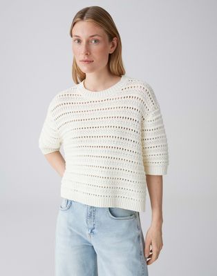 Opus Ploomina Trui Beige