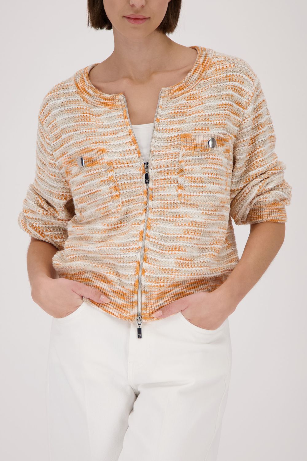 Monari Strickjacke Beige