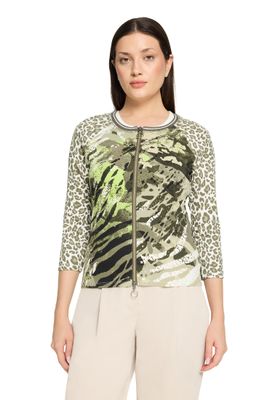 So Cosy vest groen/Ecru