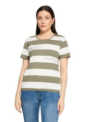 So Cosy T-shirt met streep ecru
