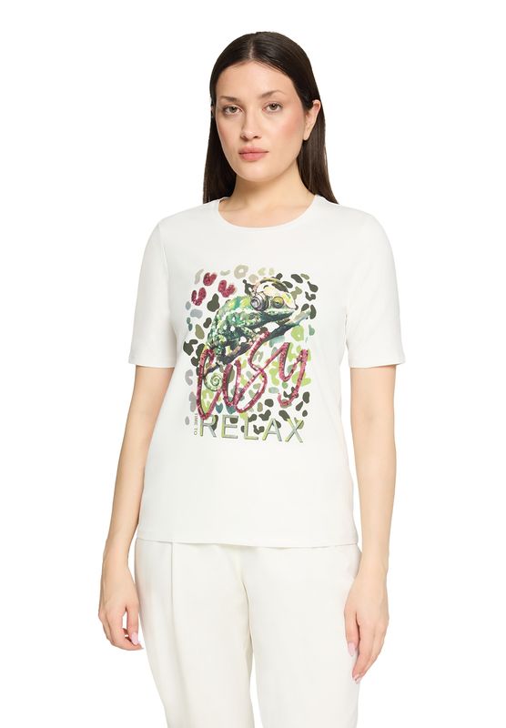 So Cosy T-shirt met print off-white