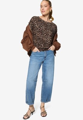 Zero Leo-Shirt met 3/4 mouw Beige