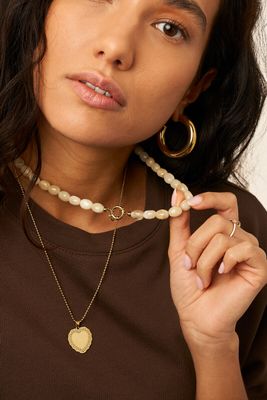 My Jewellery beige kralenketting Goud