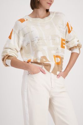 Monari Pullover met print