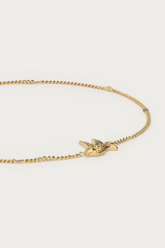 My Jewellery minimalistische armband met vogel Goud
