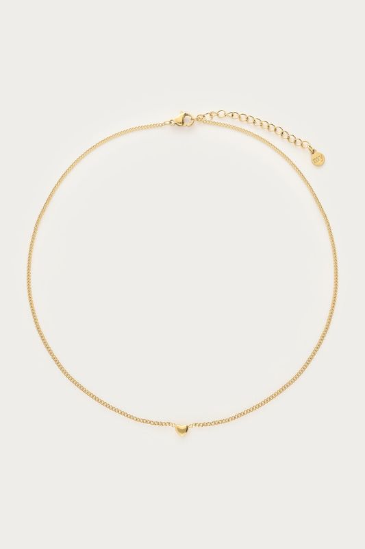 My Jewellery Botanical ketting met fijn hartje goud
