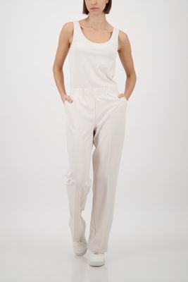 Monari Top champagne beige Wit