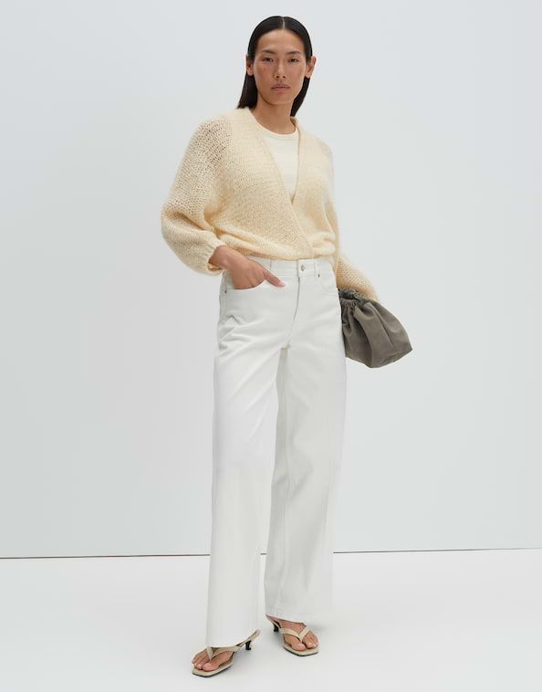 Someday Tulea Gebreid Vest Geel