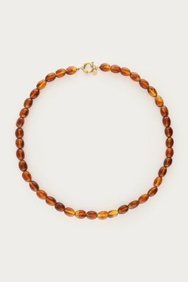 My Jewellery bruine kralenketting Goud