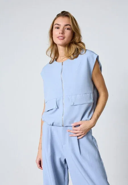 Sisters Point Gilet Blauw