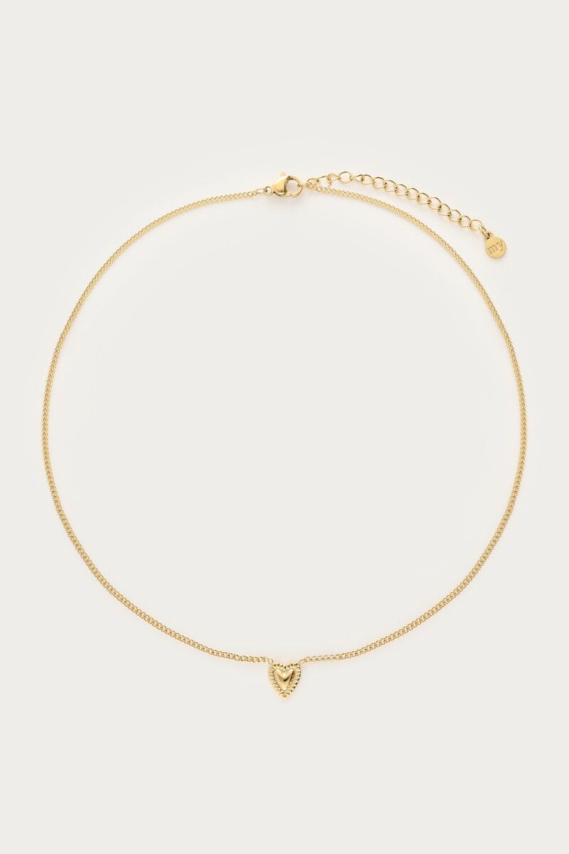 My Jewellery Botanical ketting met hartje goud