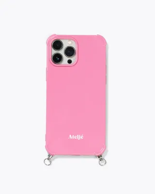 Atelje Motel Pink Case-Iphone 15 Pro Roze