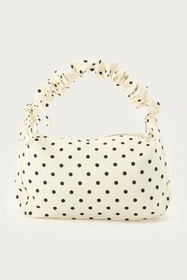 My Jewellery Witte crossbody tas met polkadot