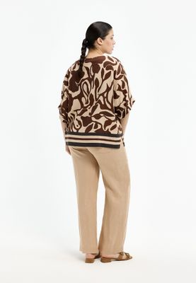 Xandres himano blouse Bruin