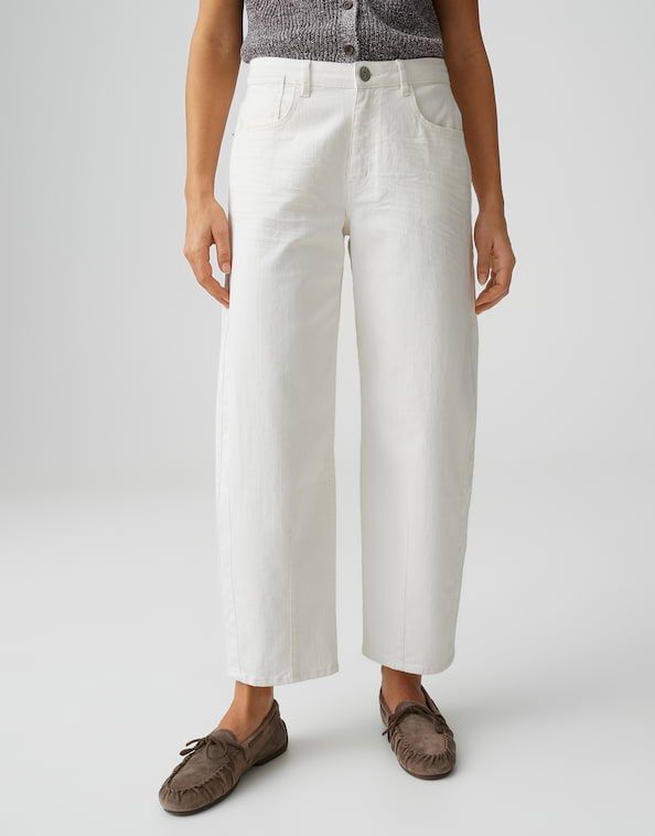 Opus Lissie bold jeans Beige