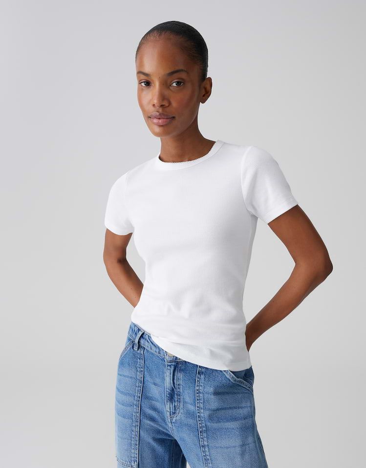 Opus Basic shirt wit