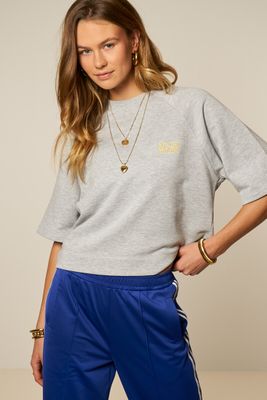 My Jewellery Rue des rossier embro shortsleeve Grijs