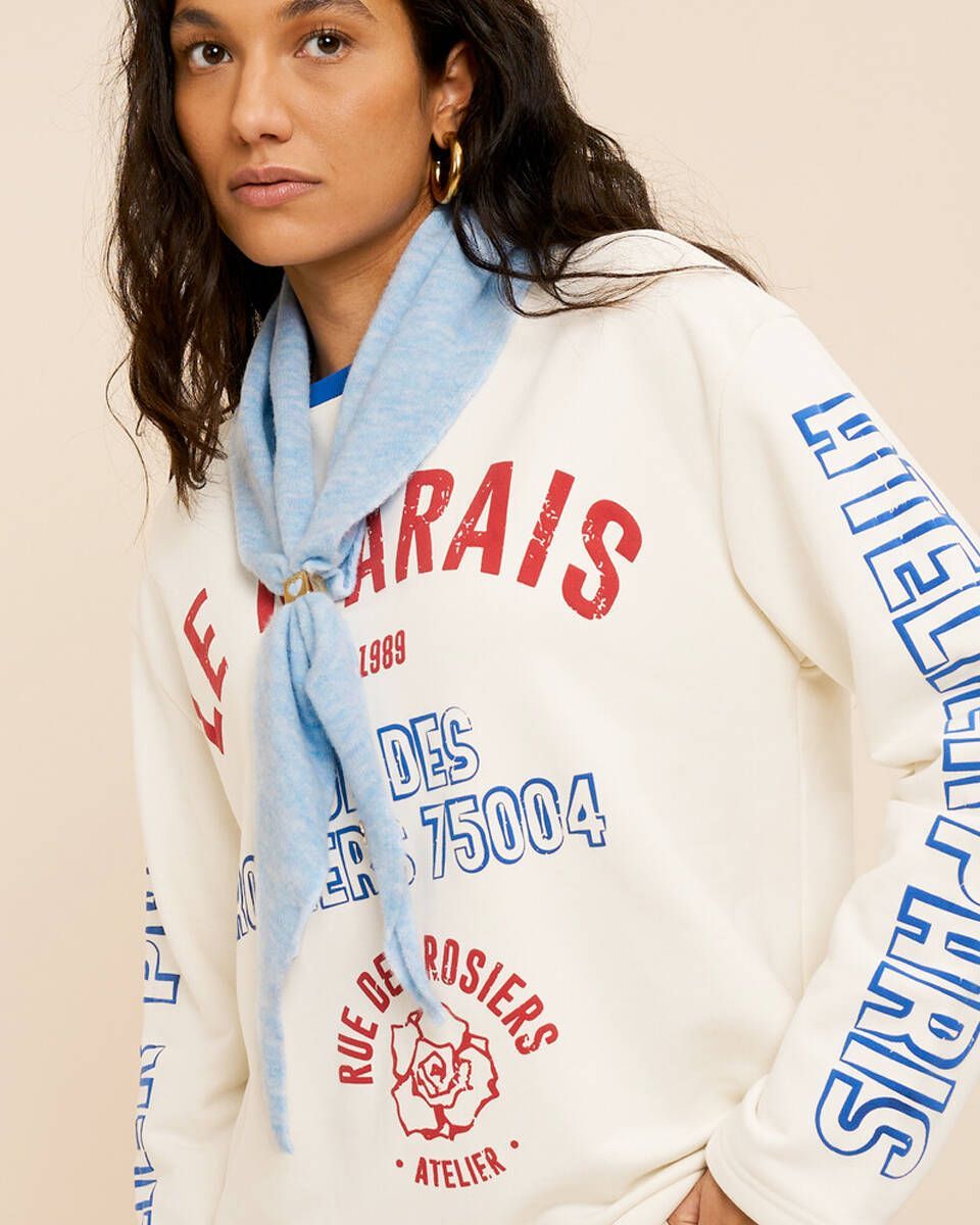 My Jewellery sjaal triangle light blue 120x30