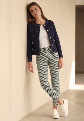 Betty Barclay Zakelijke broek blauw/groen