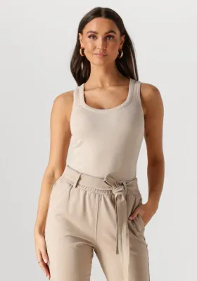 Moscow Tanktop racer Ecru