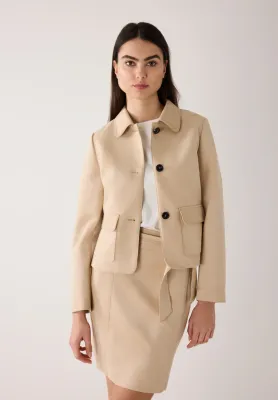 More&amp;More Jasje in suède-look beige