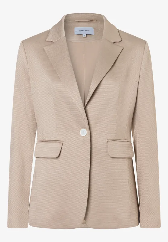 More &amp; More Jasje Soft Piqué Longblazer