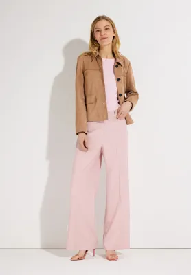 More &amp; More Broek met wijde pijpen roze