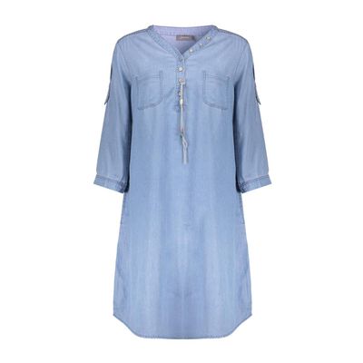 Geisha Jurk lyocell ropes Blauw