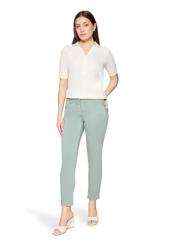 Betty Barclay casual broek slim fit Groen
