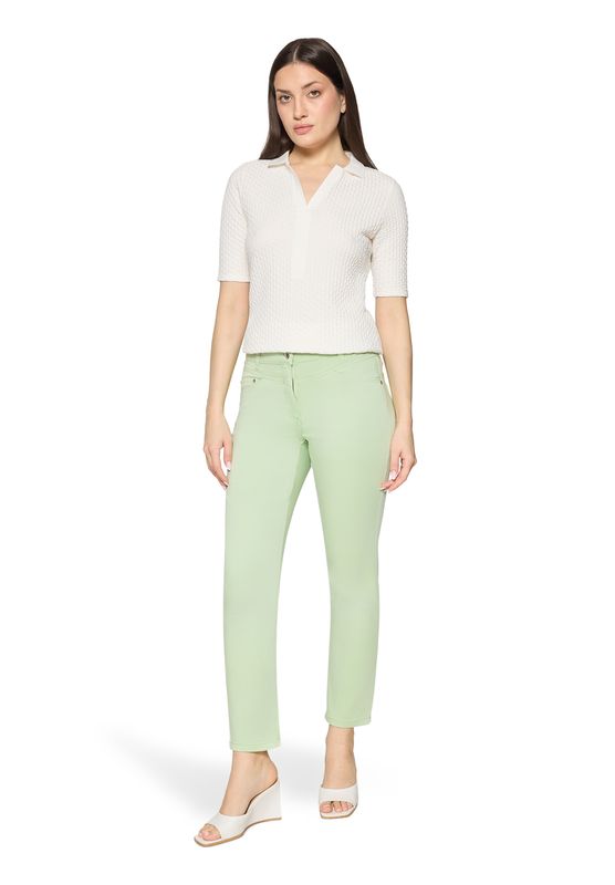 Betty Barclay casual broek slim fit Groen