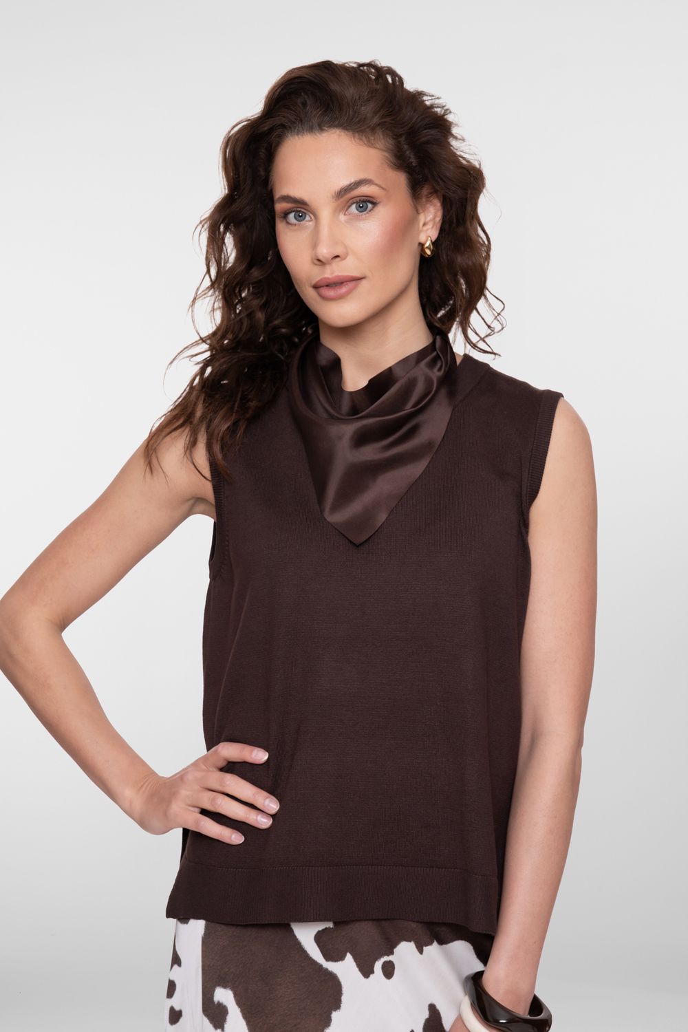 Geisha Spencer basic Bruin