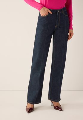 More &amp; More Wide Leg Denim Jeans Blauw